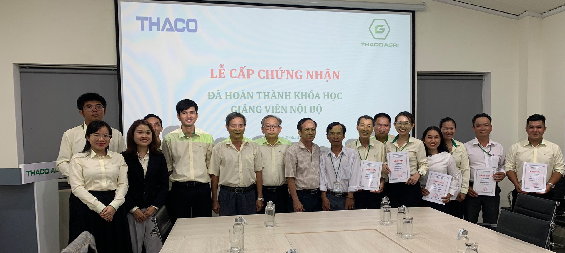 Ia Puch Complex staff receive internal trainer certificates
