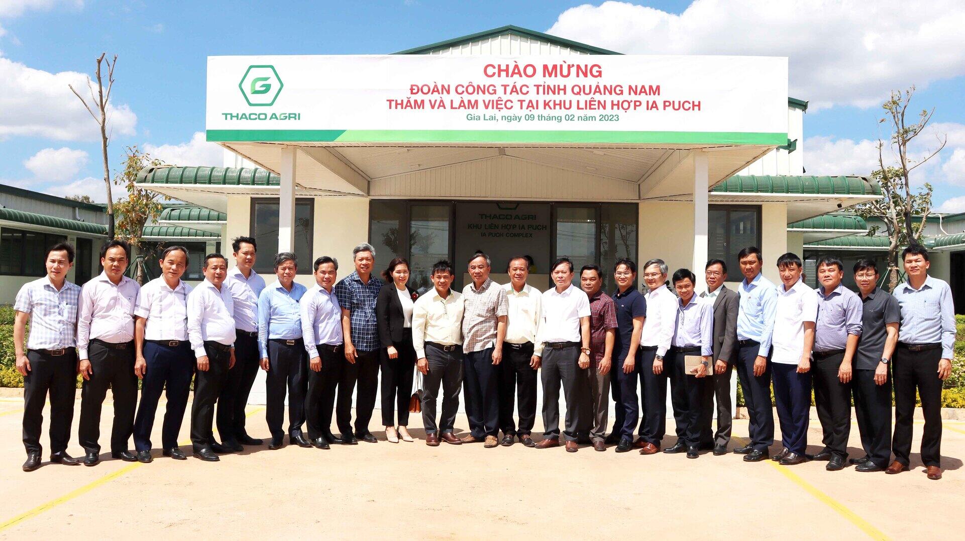QUANG NAM OFFICIALS VISIT THACO AGRI