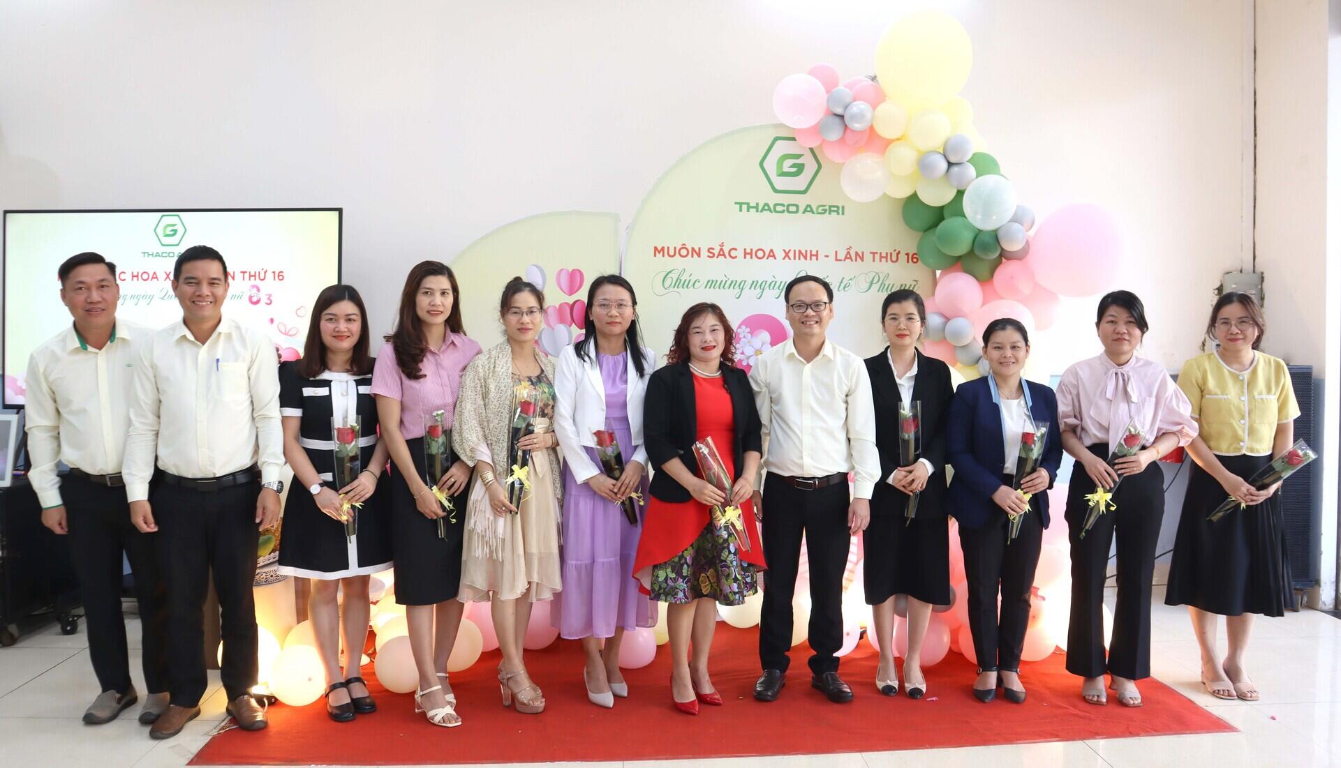 “MUÔN SẮC HOA XINH” TÔN VINH NHỮNG ĐÓNG GÓP CỦA NỮ CBNV THACO AGRI