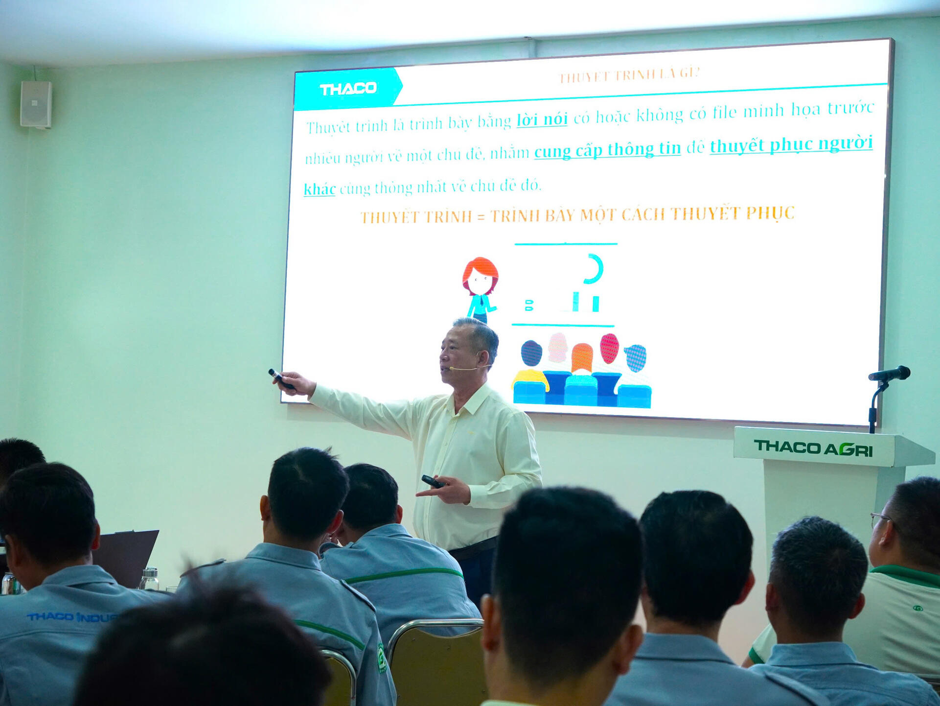 Đào tạo kỹ năng thuyết trình tại KLH Snuol