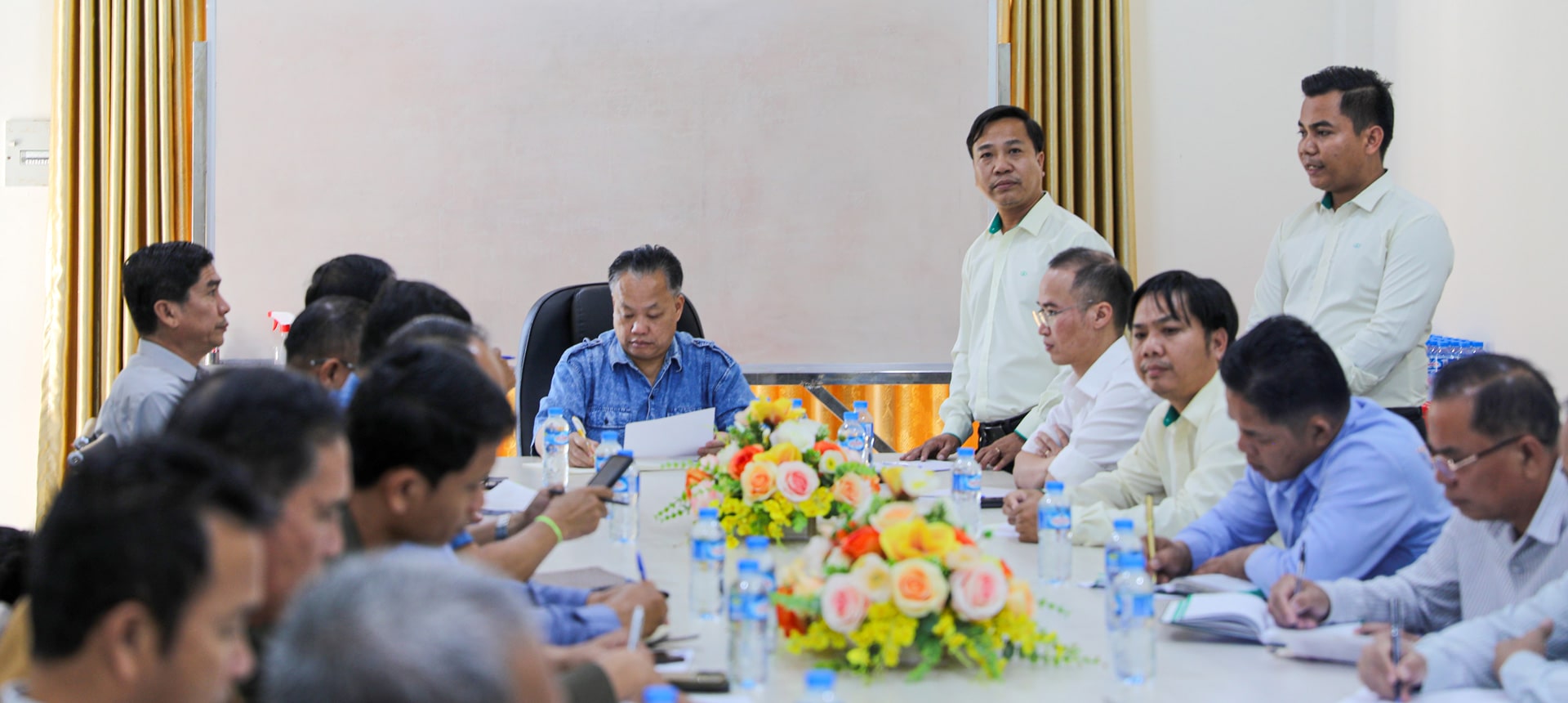 Attapeu Provincial Party Committee, Vice Governor visit HAGL AGRICO Laos Complex