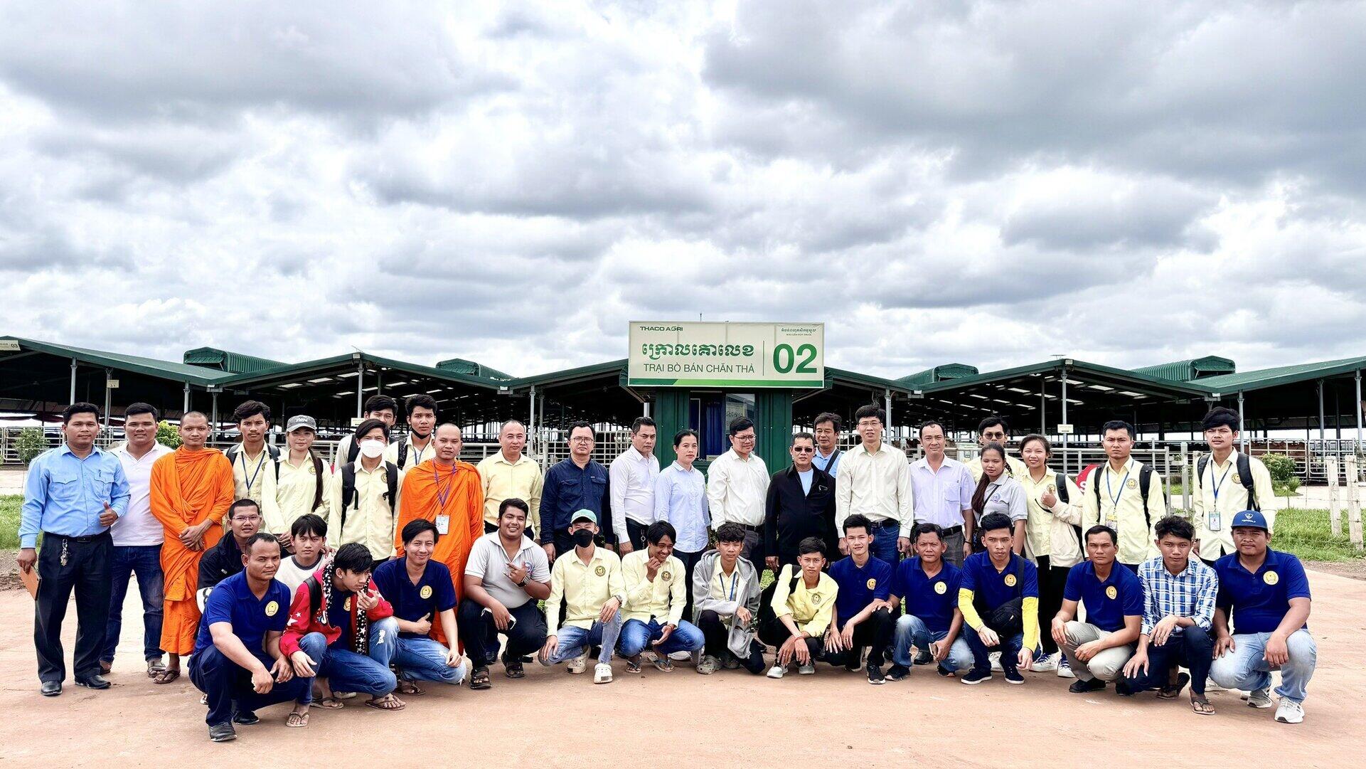 KLH Snuol đón tiếp đoàn công tác Sở Lao động & Dạy nghề tỉnh Kampong Cham