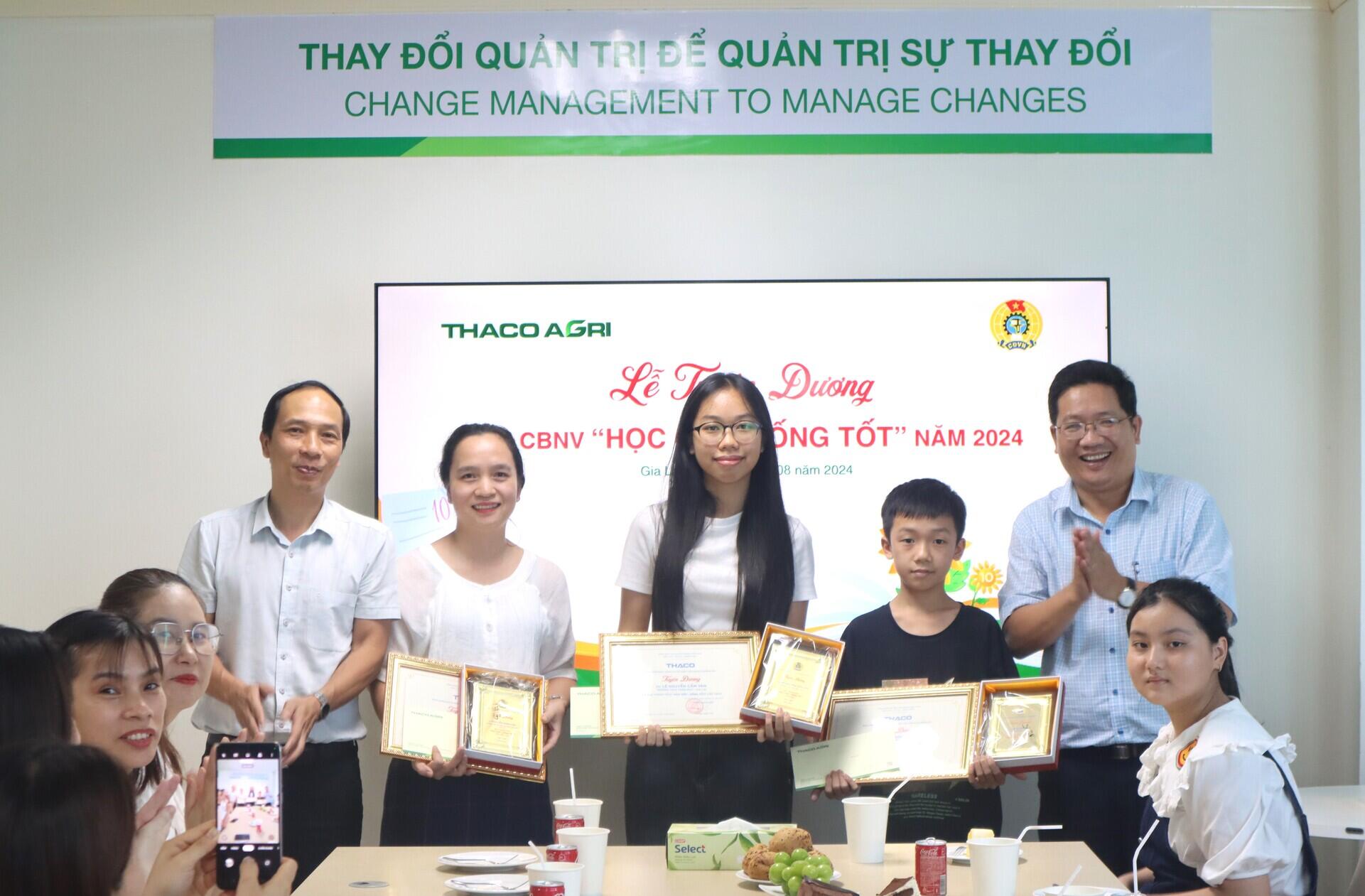 THACO AGRI honors staff’s children in Study Well – Live Well Award 2024