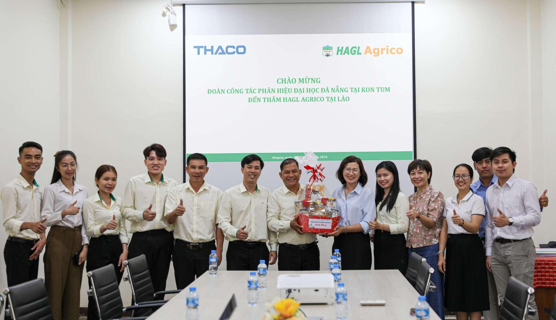 University of Danang's Kon Tum Campus visits HAGL AGRICO Laos Complex