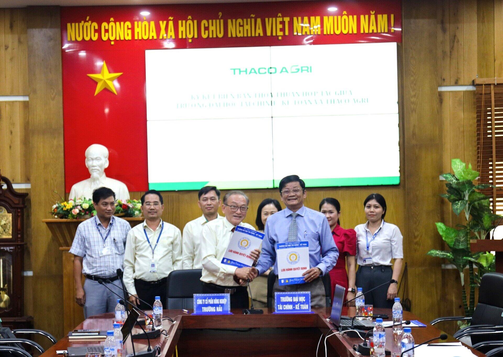 THACO AGRI và Trường Đại học Tài chính-Kế toán hợp tác đào tạo nguồn nhân lực ngành kinh tế