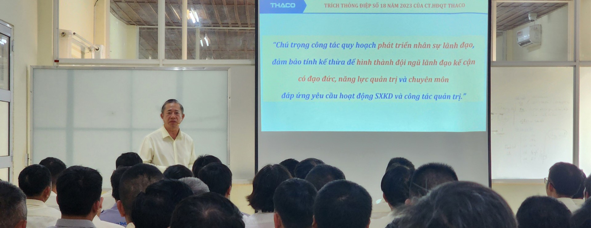 Over 200 THACO AGRI employees join “Strategy - Management of THACO and Sub-holdings” & “Leadership Development” training