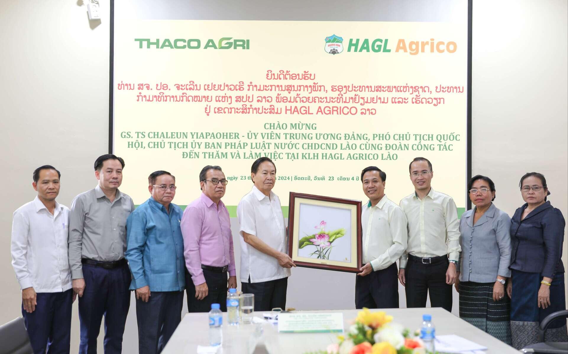 Laos National Assembly Vice Chairman visits HAGL AGRICO Laos Complex