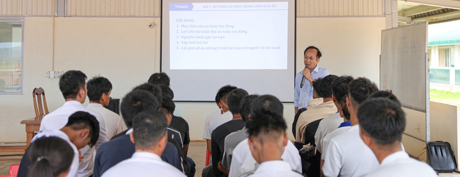 Đào tạo chuyên đề “An toàn lao động trong chăn nuôi bò”