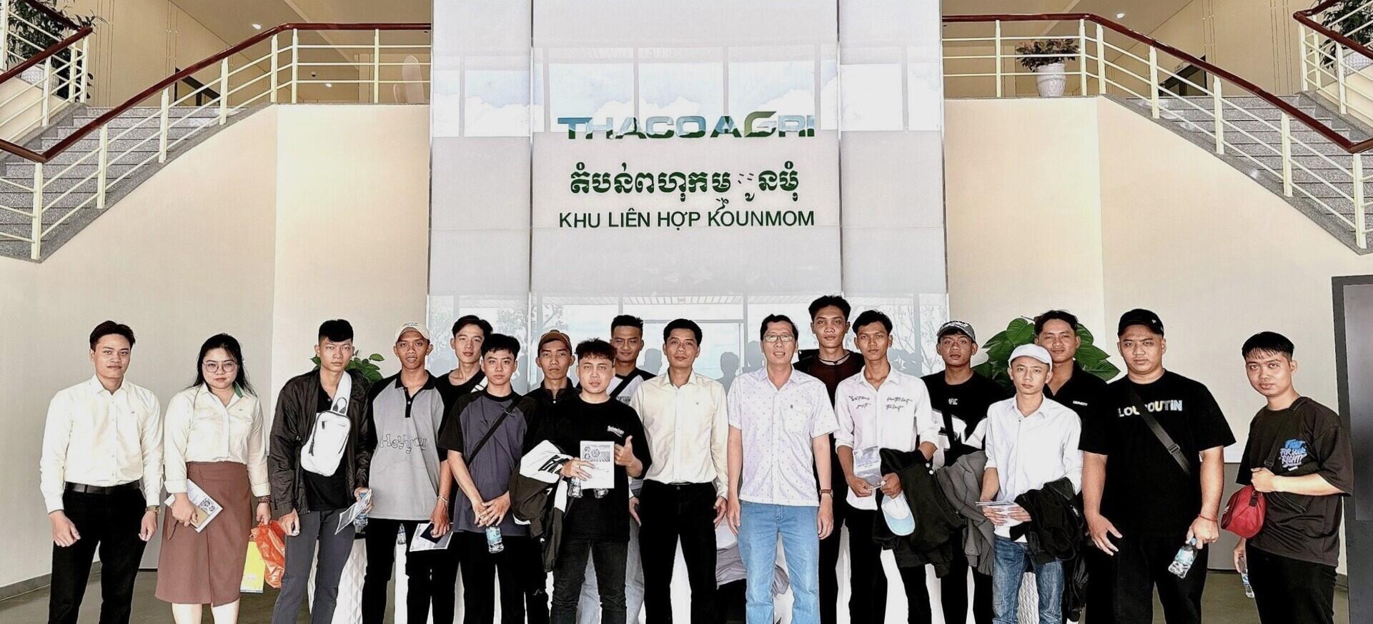 THACO AGRI creates internship opportunities for Tra Vinh University's students
