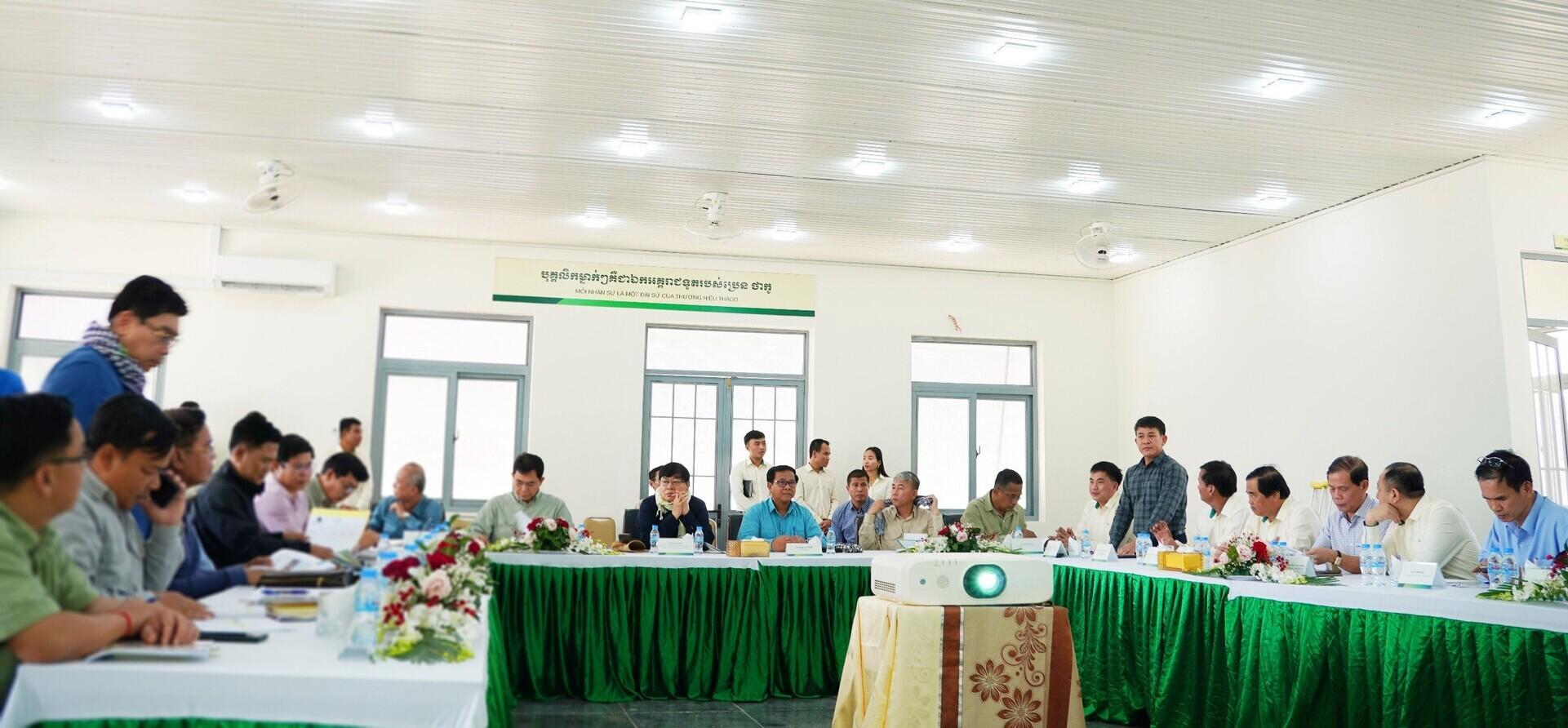 Bộ Nông Lâm Ngư nghiệp Campuchia thăm, và làm việc tại KLH Snuol và KLH Koun Mom
