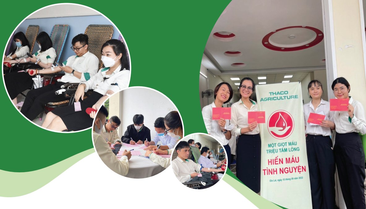 CBNV THACO AGRI CHUNG SỨC THAM GIA CHƯƠNG TRÌNH HIẾN MÁU